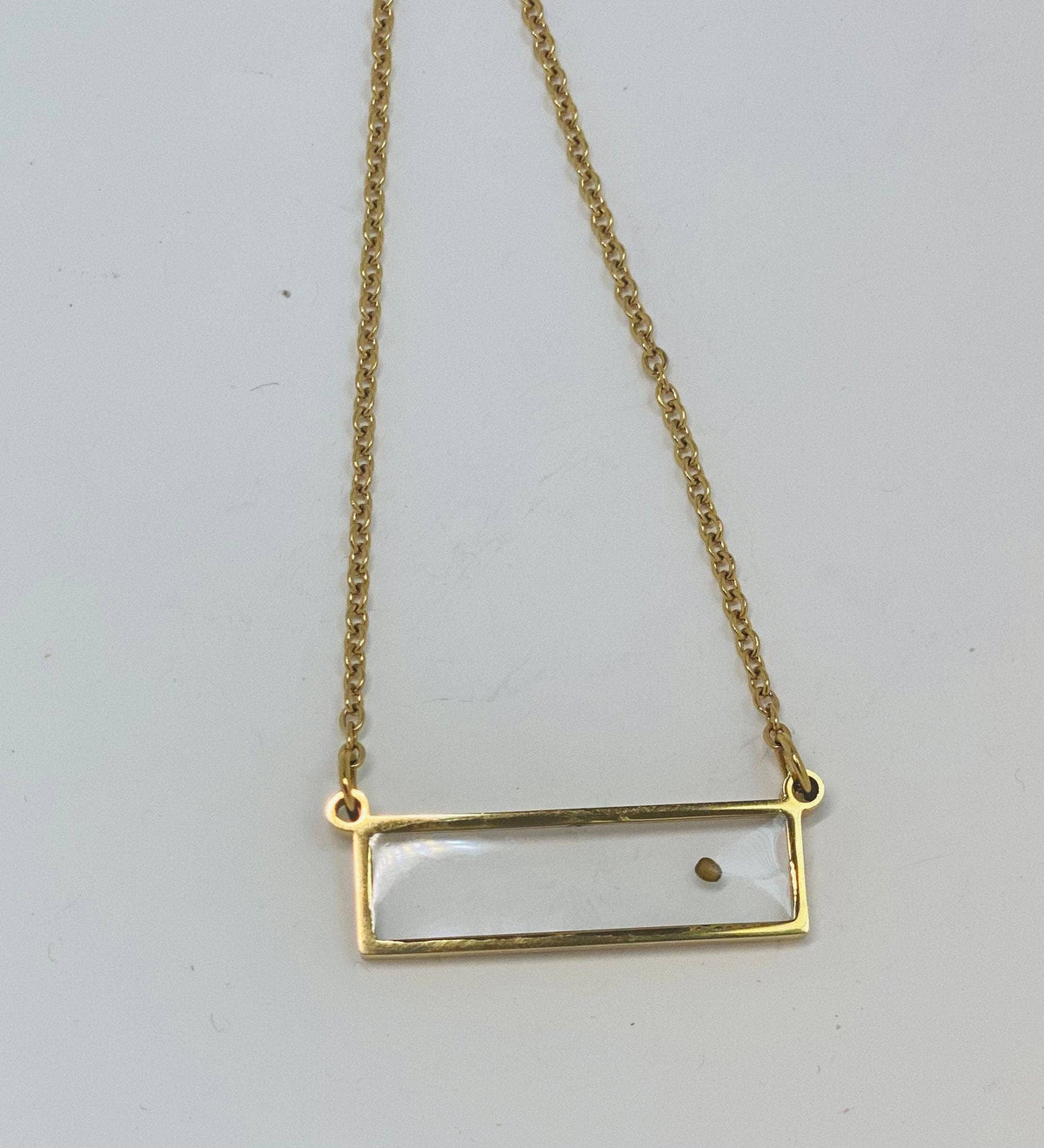 Real mustard seed necklace