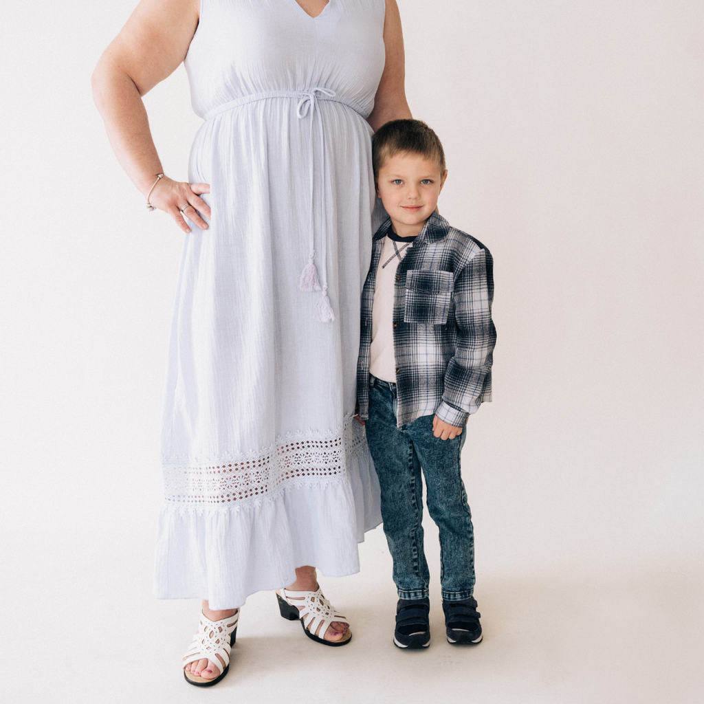 Lightweight Navy Flannel - Child