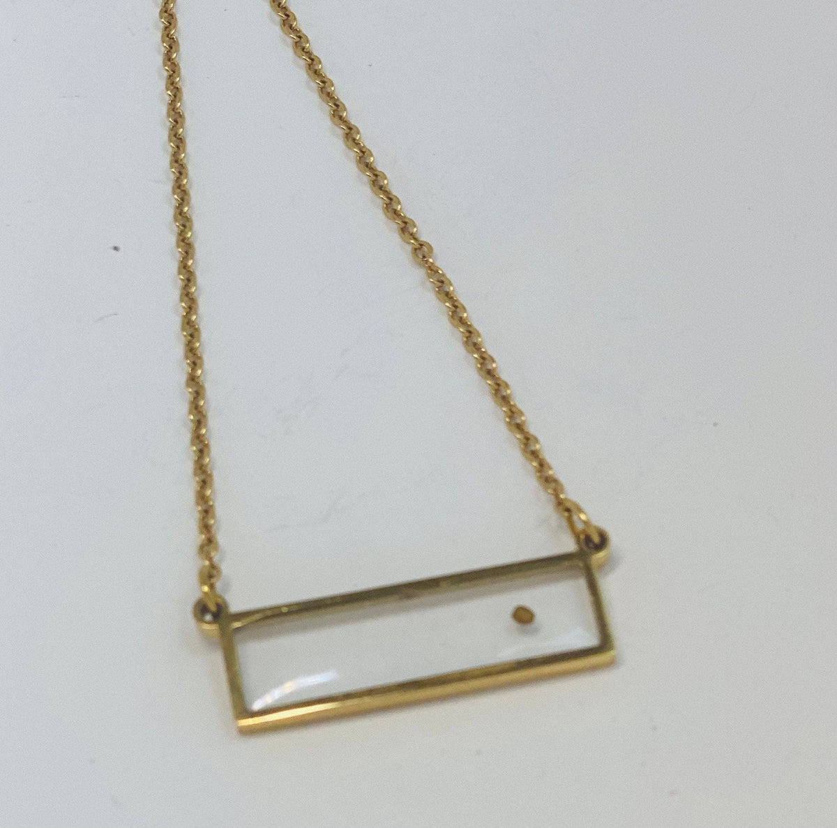 Real mustard seed necklace