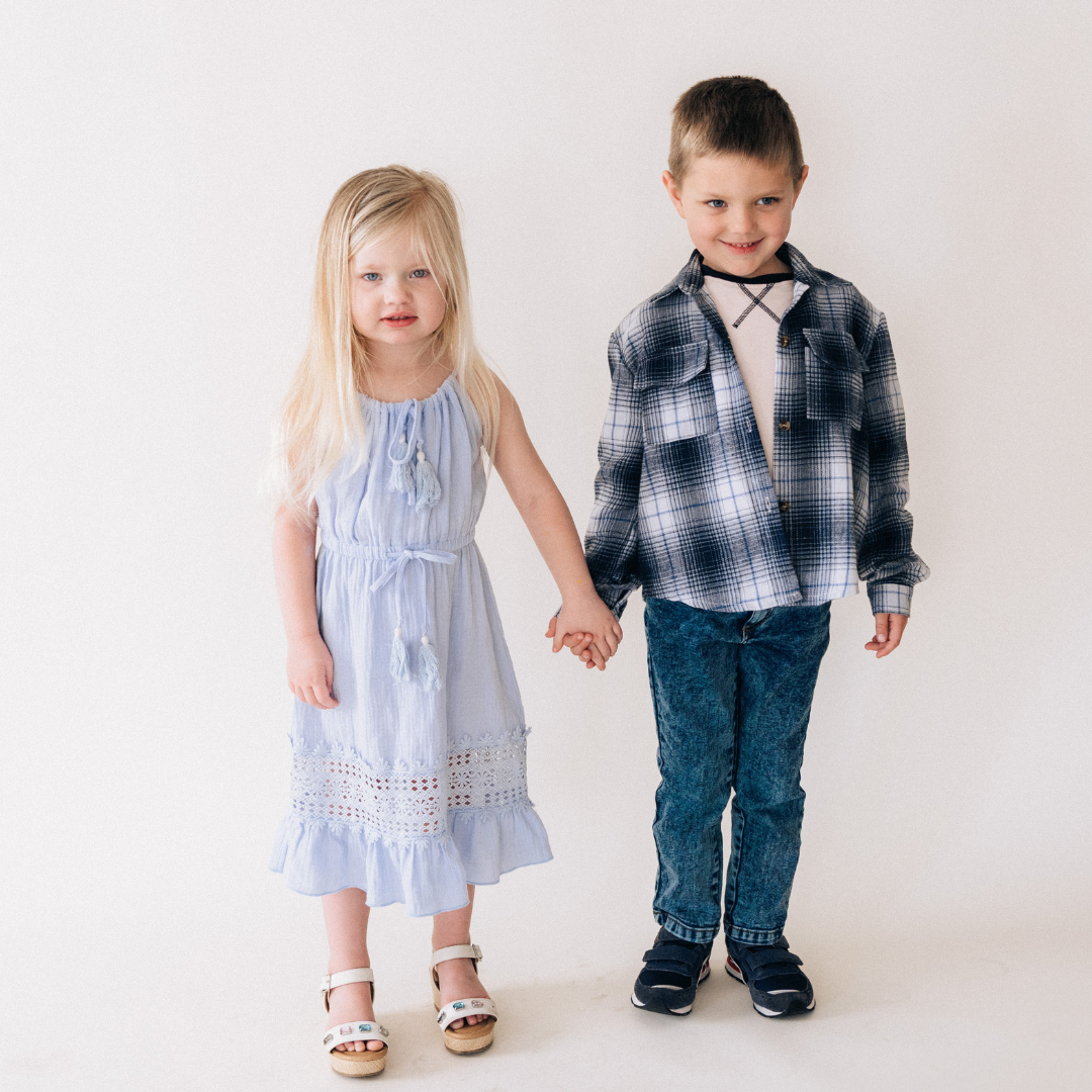 Lightweight Navy Flannel - Child
