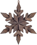 Brown Snowflake 14"