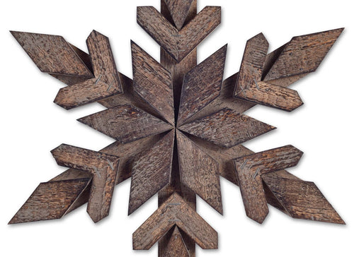 Brown Snowflake 14"