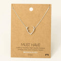 Gold Dipped Antler Pendant Necklace