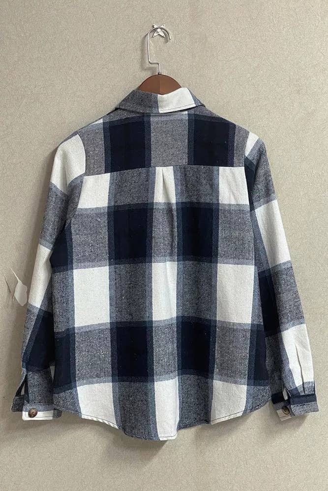 Plaid Flannel Shacket Jacket