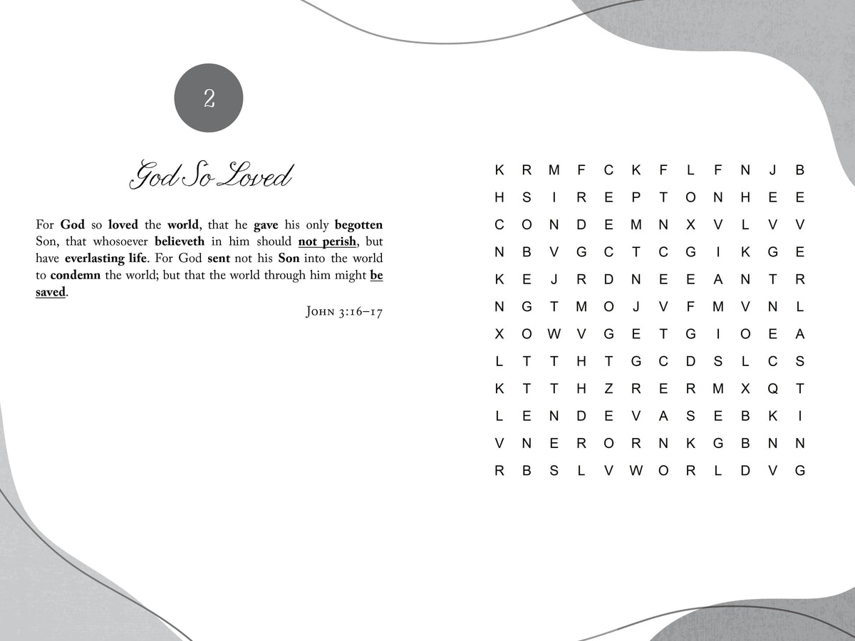 Calming Bible Word Searches