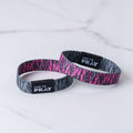 Tap To Pray™ Wristbands - Tree Bark Camo Pink & Grey