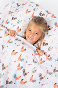 Chicken Twin Bed Sheet Set