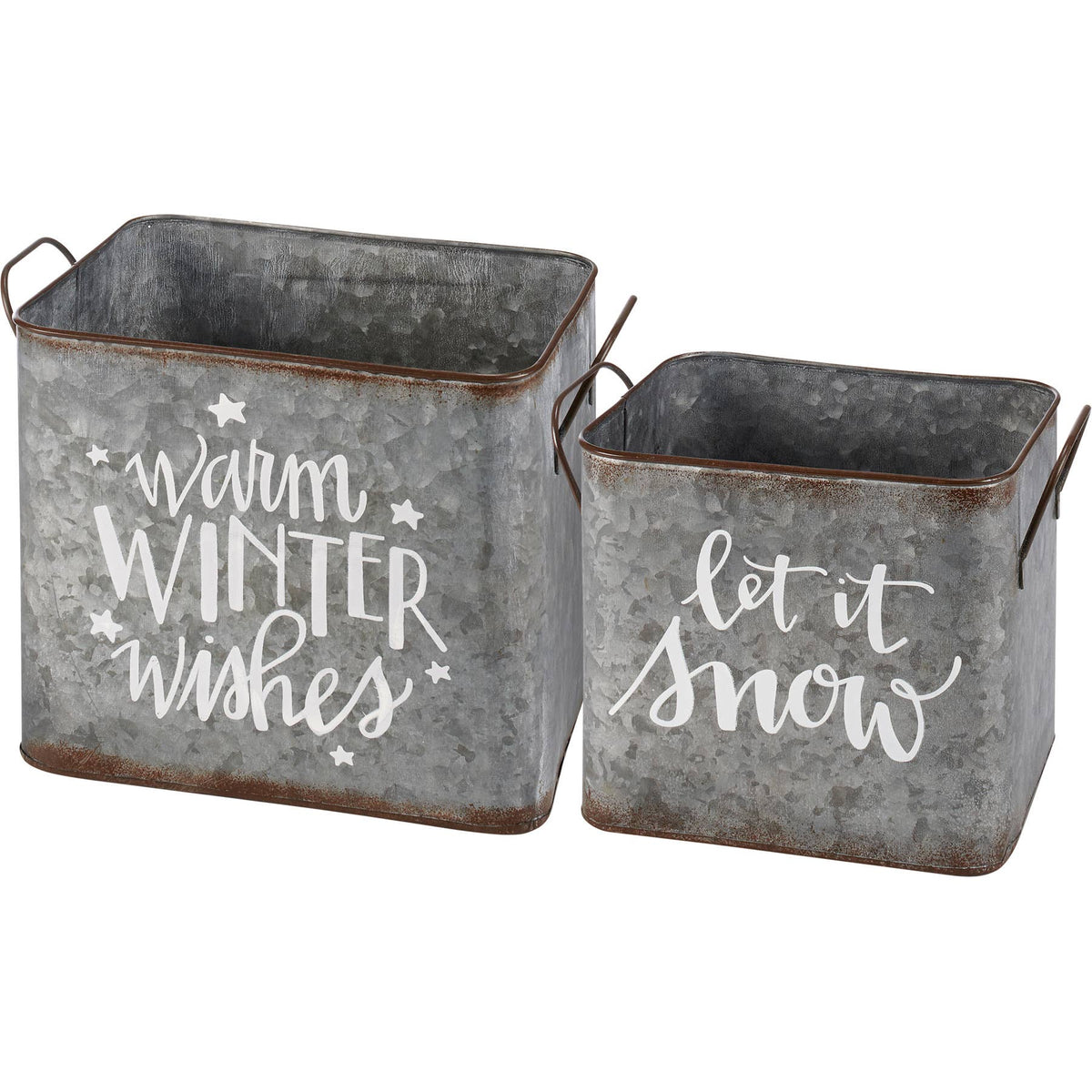 Let It Snow Warm Winter Wishes Bin Set