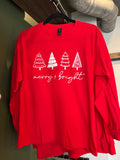 Merry & Bright LS T-Shirt
