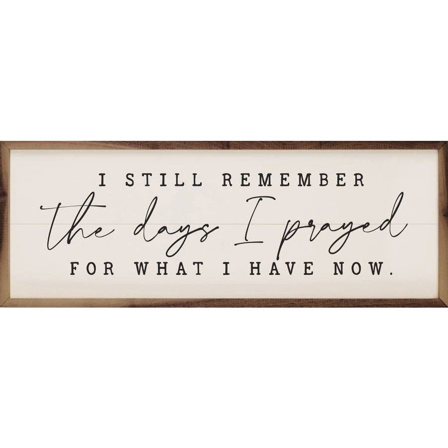 The Days I Prayed Script White