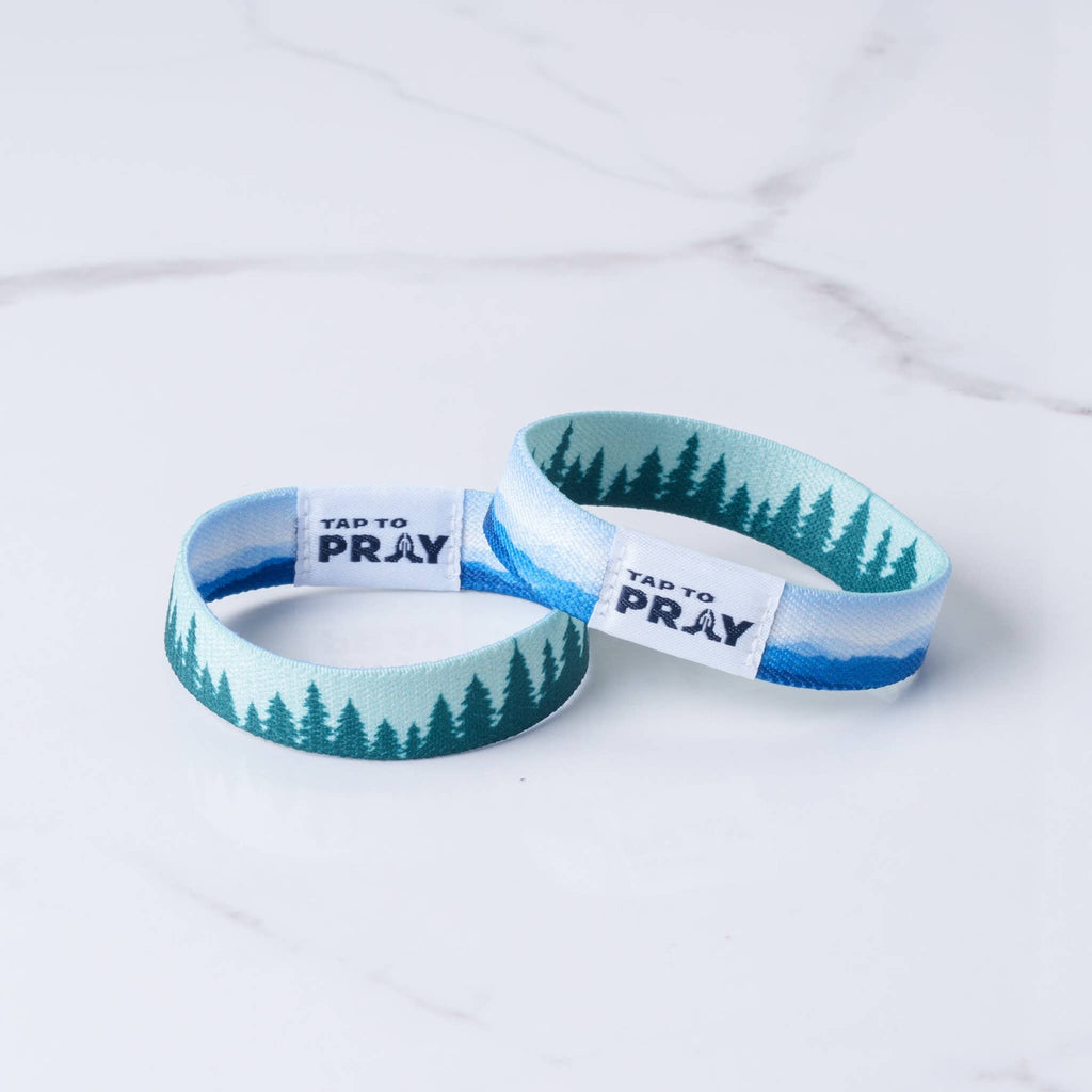 Tap To Pray™ Wristbands - Mountains & Forests