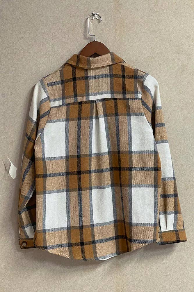 Plaid Flannel Shacket Jacket