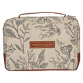 Bible Cover Fashion Cream/Brown Floral Amazing Grace